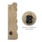 Glitzhome® 42" Lighted Halloween Wooden Stacked Pumpkins Porch Sign with Timer